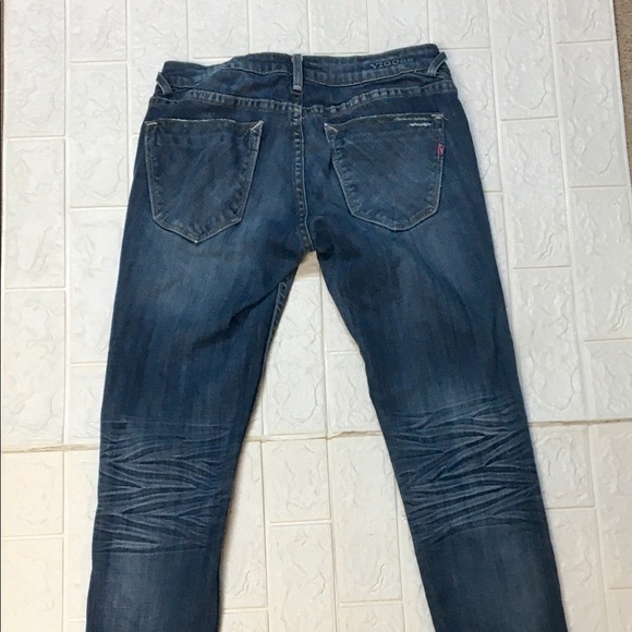 Vigoss distressed straight leg jeans the Thompson tomboy - Picture 9 of 11